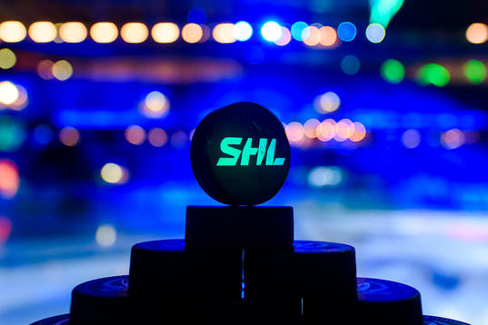 En SHL puck