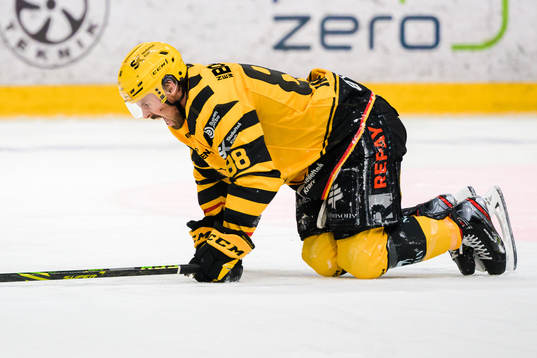 Skellefteås Jayce Hawryluk deppar