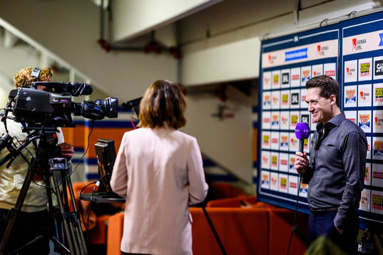 Växjös tränare Sam Hallam
