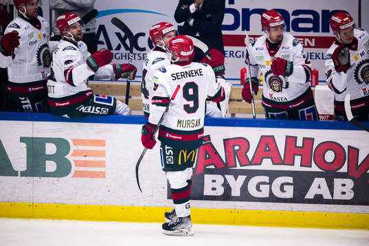 Frölundas Jan Mursak jublar