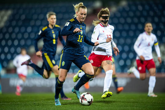 Stina Blackstenius of Sweden
