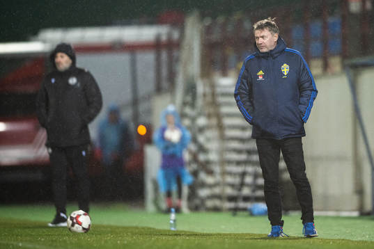 Peter Gerhardsson, head coach of Sweden