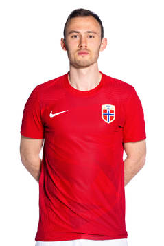 Fredrik Aursnes of the Norwegian national football team