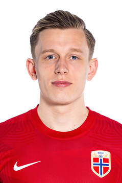 Marcus Holmgren Pedersen of the Norwegian national football