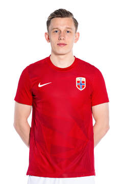Marcus Holmgren Pedersen of the Norwegian national football
