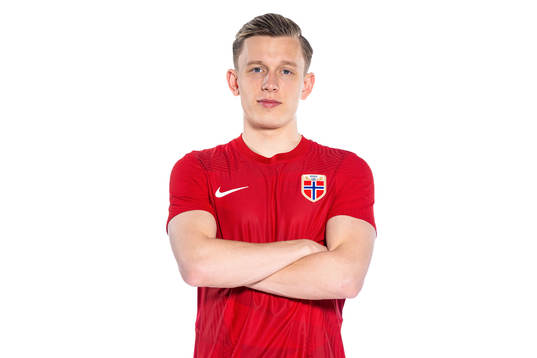 Marcus Holmgren Pedersen of the Norwegian national football