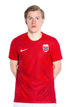 Jens Petter Hauge of the Norwegian national football team