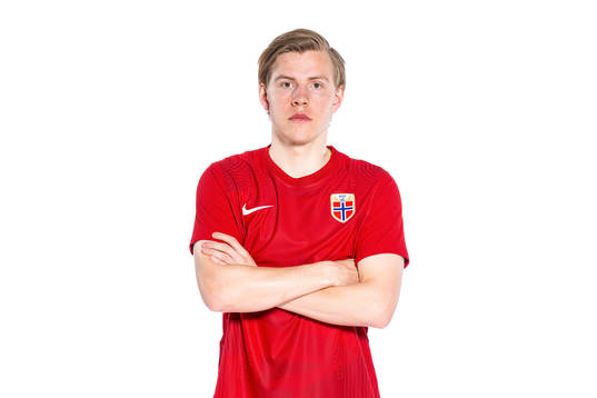 Jens Petter Hauge of the Norwegian national football team