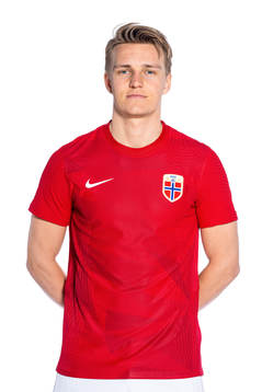 Martin Ødegaard of the Norwegian national football team