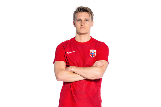 Martin Ødegaard of the Norwegian national football team