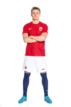 Martin Ødegaard of the Norwegian national football team