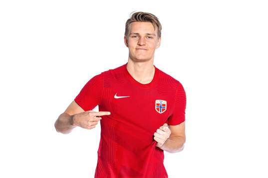 Martin Ødegaard of the Norwegian national football team