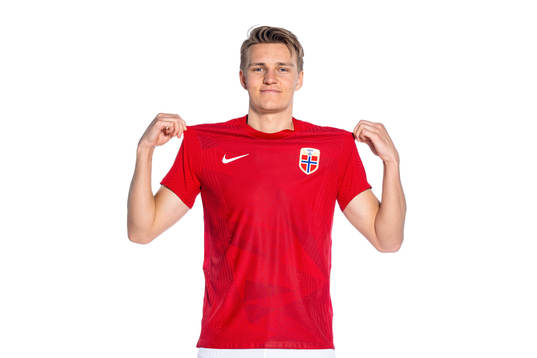 Martin Ødegaard of the Norwegian national football team
