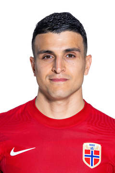 Mohamed Elyounoussi of the Norwegian national football team