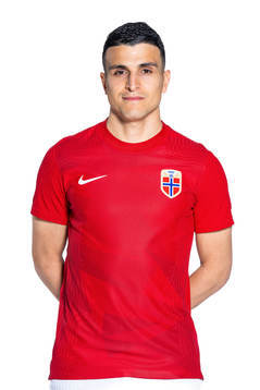 Mohamed Elyounoussi of the Norwegian national football team