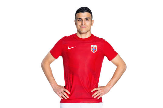 Mohamed Elyounoussi of the Norwegian national football team