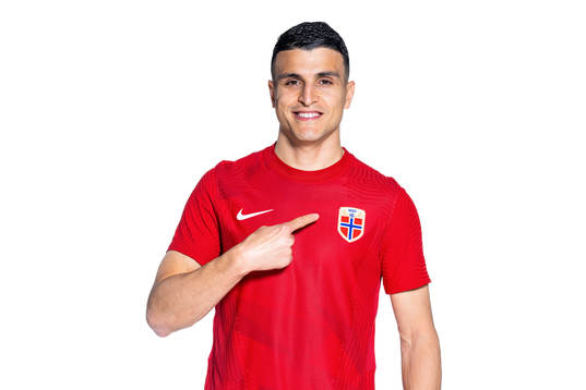 Mohamed Elyounoussi of the Norwegian national football team