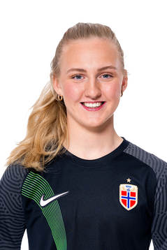 Goalkeeper Sunniva Skoglund of the Norwegian women’s