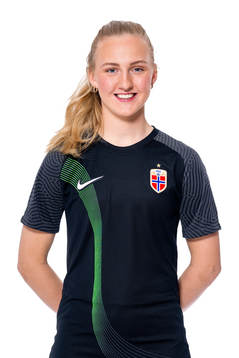 Goalkeeper Sunniva Skoglund of the Norwegian women’s