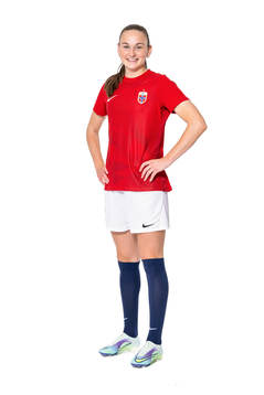 Vilde Hasund of the Norwegian women’s national football