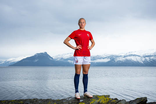 Guro Bergsvand of the Norwegian national football team