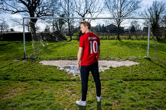 Martin Ødegaard of the Norwegian national football team