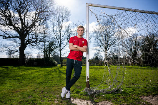 Martin Ødegaard of the Norwegian national football team