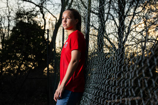 Guro Reiten of the Norwegian national football team poses