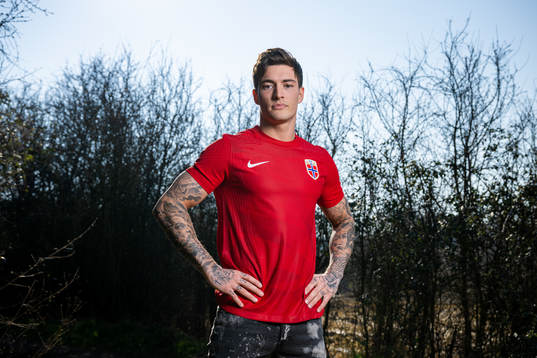 Mathias Normann of the Norwegian national football team