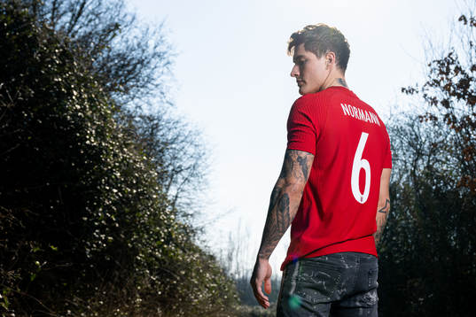 Mathias Normann of the Norwegian national football team
