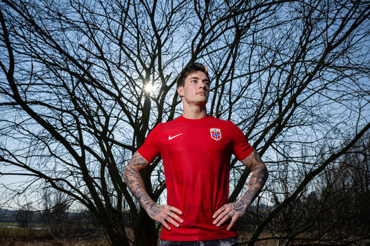 Mathias Normann of the Norwegian national football team