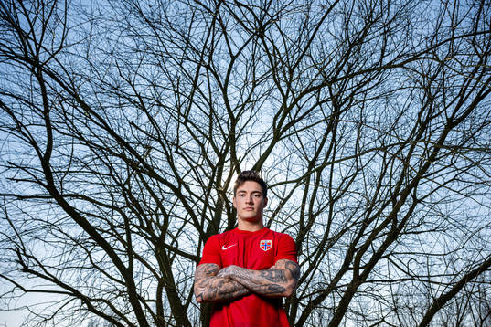 Mathias Normann of the Norwegian national football team