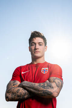 Mathias Normann of the Norwegian national football team