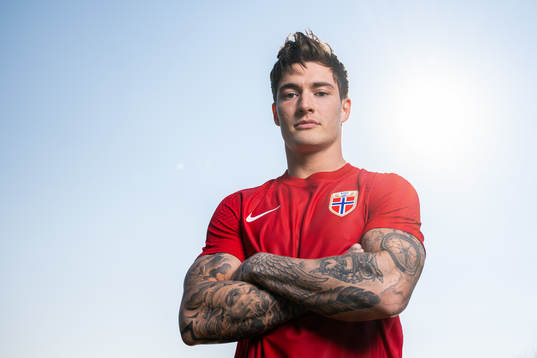Mathias Normann of the Norwegian national football team