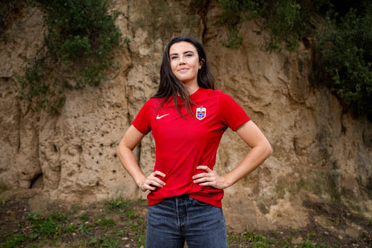 Ingrid Syrstad Engen of the Norwegian national football