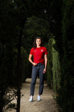 Ingrid Syrstad Engen of the Norwegian national football