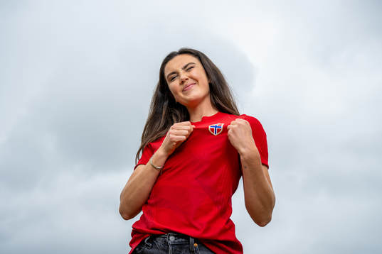 Ingrid Syrstad Engen of the Norwegian national football
