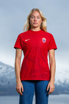 Guro Bergsvand of the Norwegian national football team