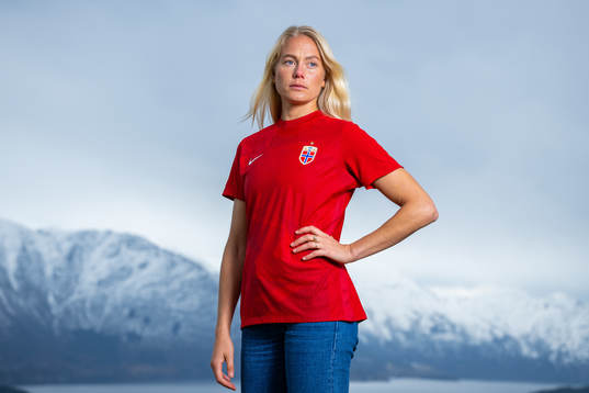 Guro Bergsvand of the Norwegian national football team