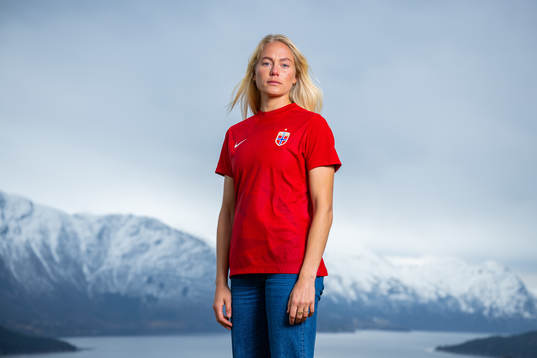Guro Bergsvand of the Norwegian national football team