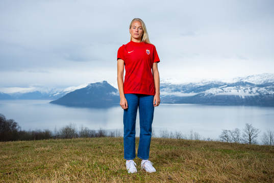 Guro Bergsvand of the Norwegian national football team
