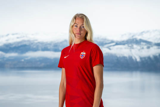Guro Bergsvand of the Norwegian national football team