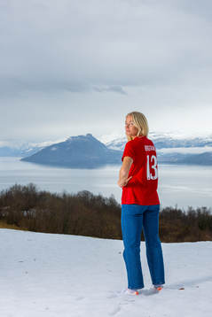 Guro Bergsvand of the Norwegian national football team