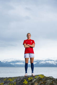 Guro Bergsvand of the Norwegian national football team