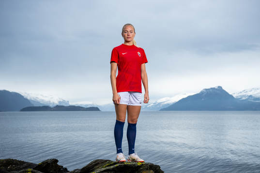 Guro Bergsvand of the Norwegian national football team