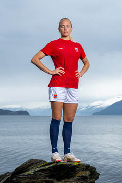 Guro Bergsvand of the Norwegian national football team