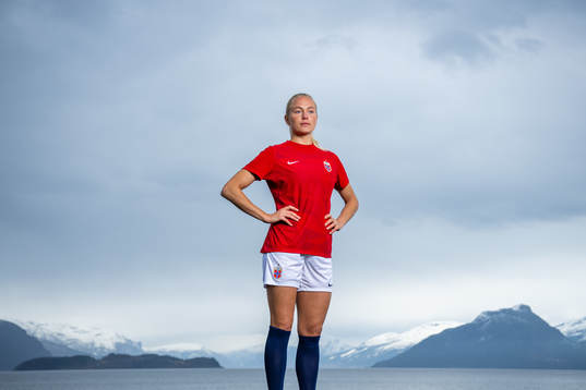 Guro Bergsvand of the Norwegian national football team
