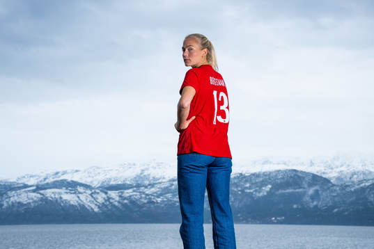Guro Bergsvand of the Norwegian national football team