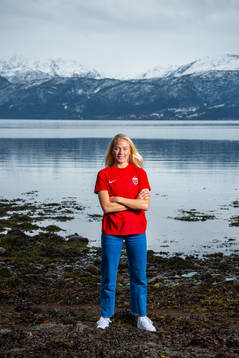 Guro Bergsvand of the Norwegian national football team
