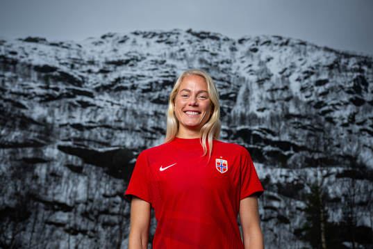 Guro Bergsvand of the Norwegian national football team